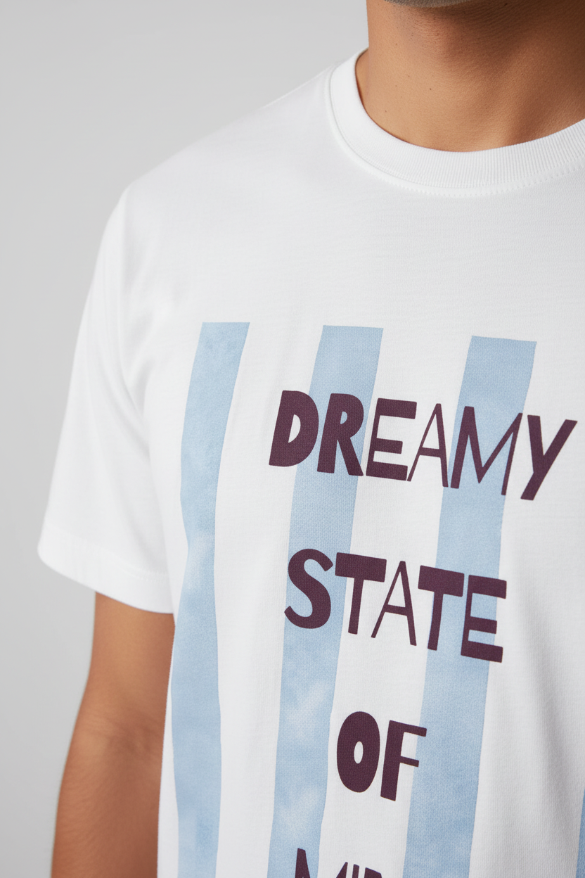 Unisex Regular T-shirt Dreamy State Print