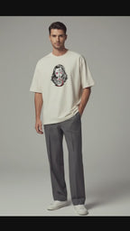Unisex Oversized Classic T-Shirt Demon Slayer Print